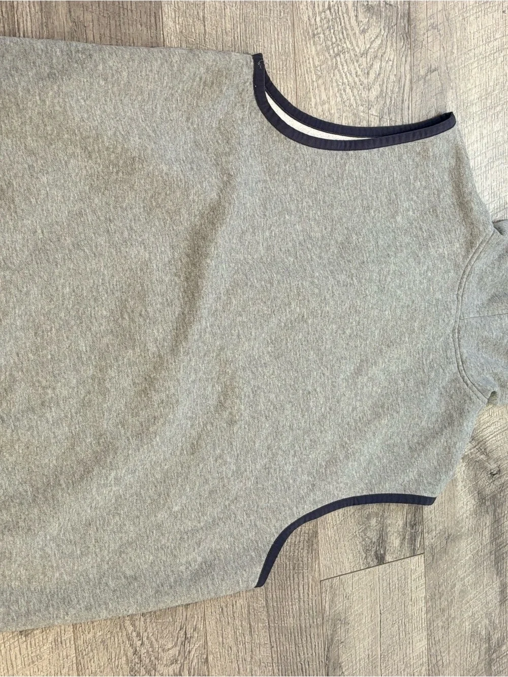 Vintage adidas Men's XL Gray Sleeveless Hoodie Zip Pullover Fleece Streetwear